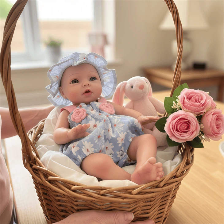Reborn doll Rose Children's Christmas Gifts Rose 13-inch