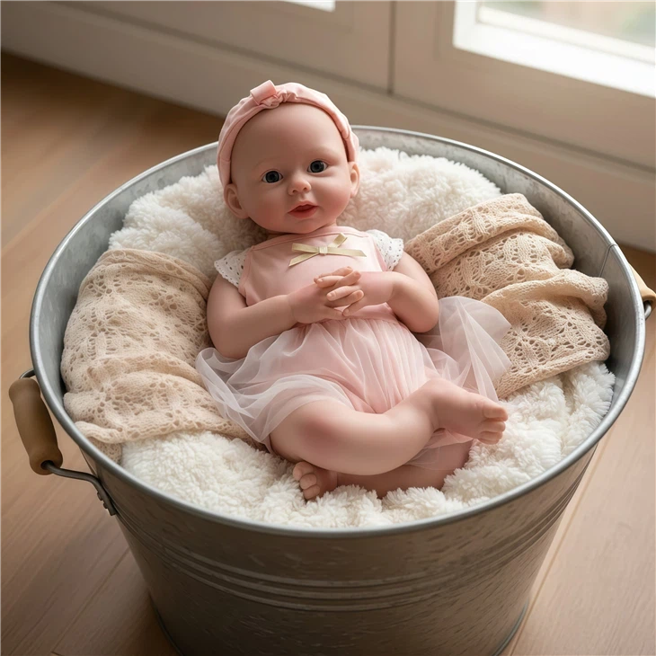 Luxury Full-body silicone Reborn Dolls Bonnie 18-inch