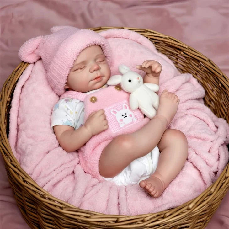 Full Body Platinum Silicone Doll  Pascale (13 Inch, 1350g)