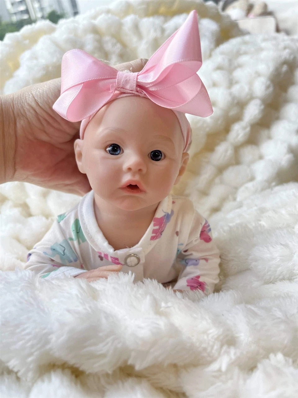 Realistic Baby Doll with Wet and Drink Function Meadow 13 inches