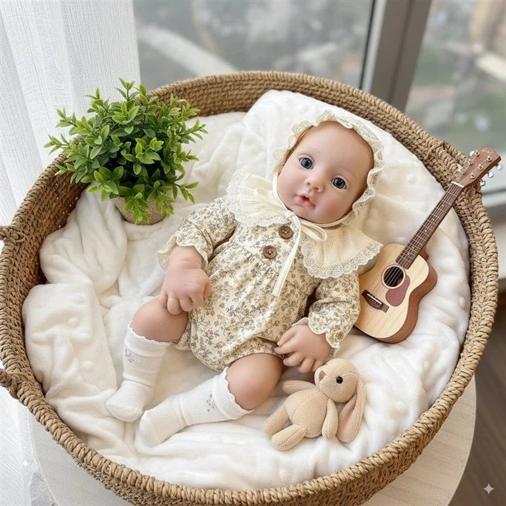 Reborn Baby Doll Girl Realistic Celestine 18 Inch 2750g