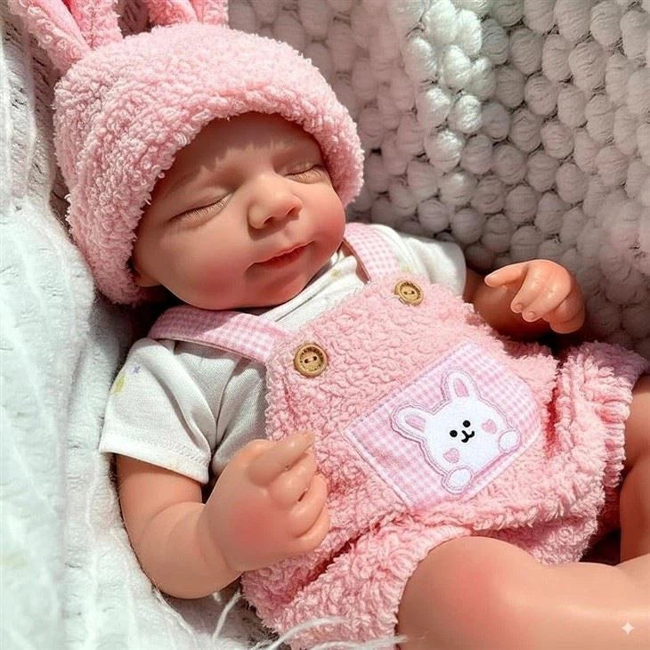 Full Body Platinum Silicone Doll  Pascale (13 Inch, 1350g)