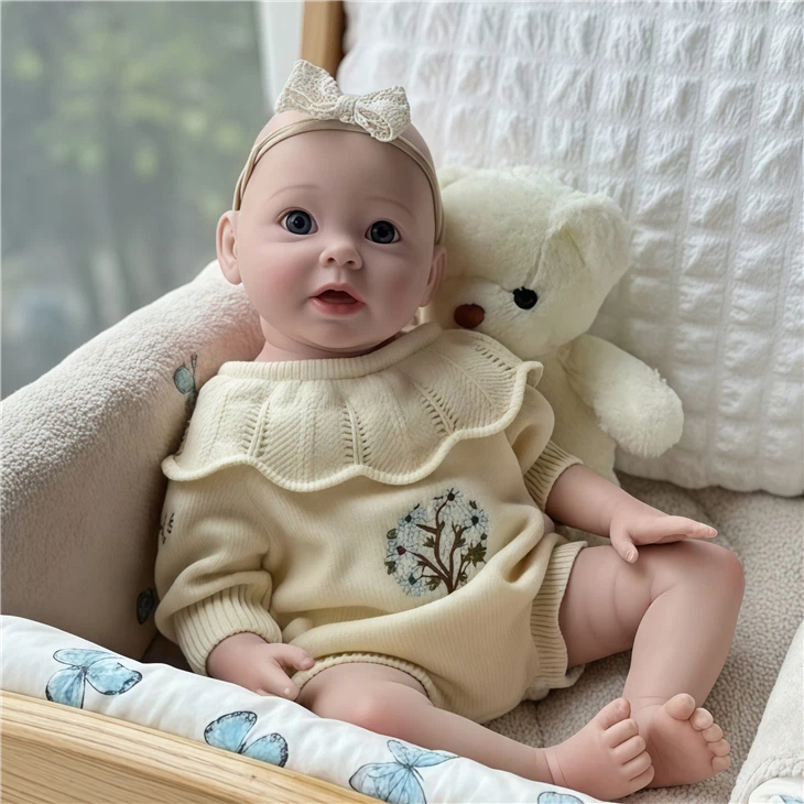 Luxury Full-body silicone Reborn Dolls Bonnie 18-inch