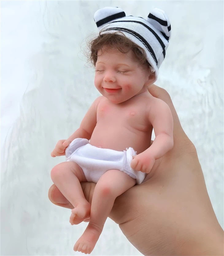 Mini Reborn Dolls Silicone Nora 6 inch
