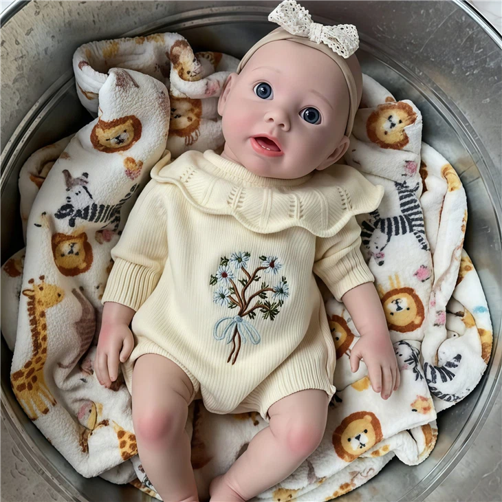 Luxury Full-body silicone Reborn Dolls Bonnie 18-inch