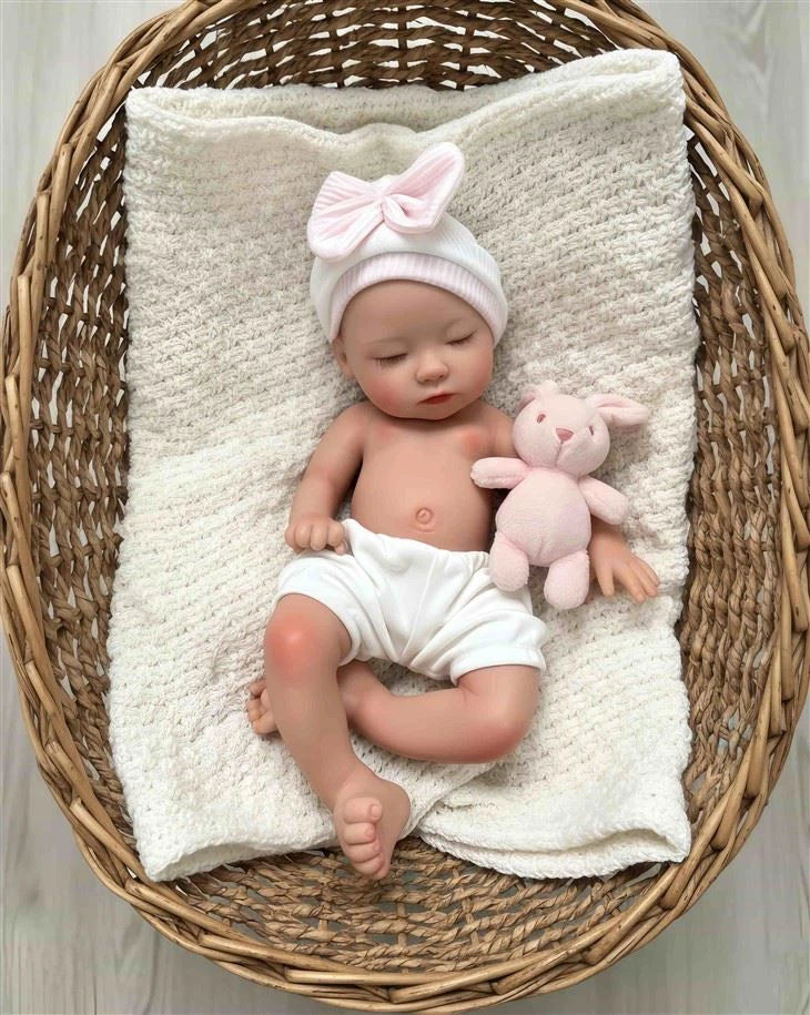 Realistic Drink and Wet Reborn Dolls Lily for Collectors 13 inches