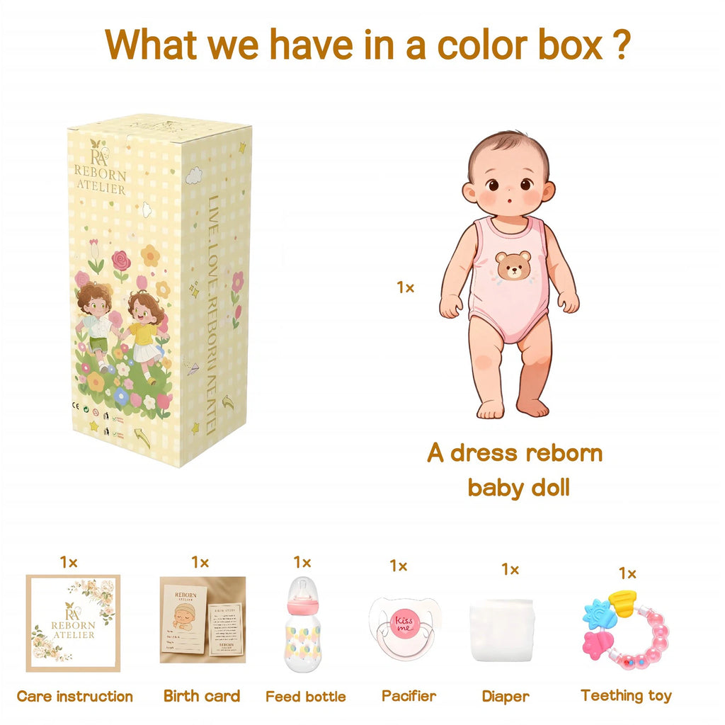 Rare Silicone Reborn Baby Dolls Kylin 18 inches