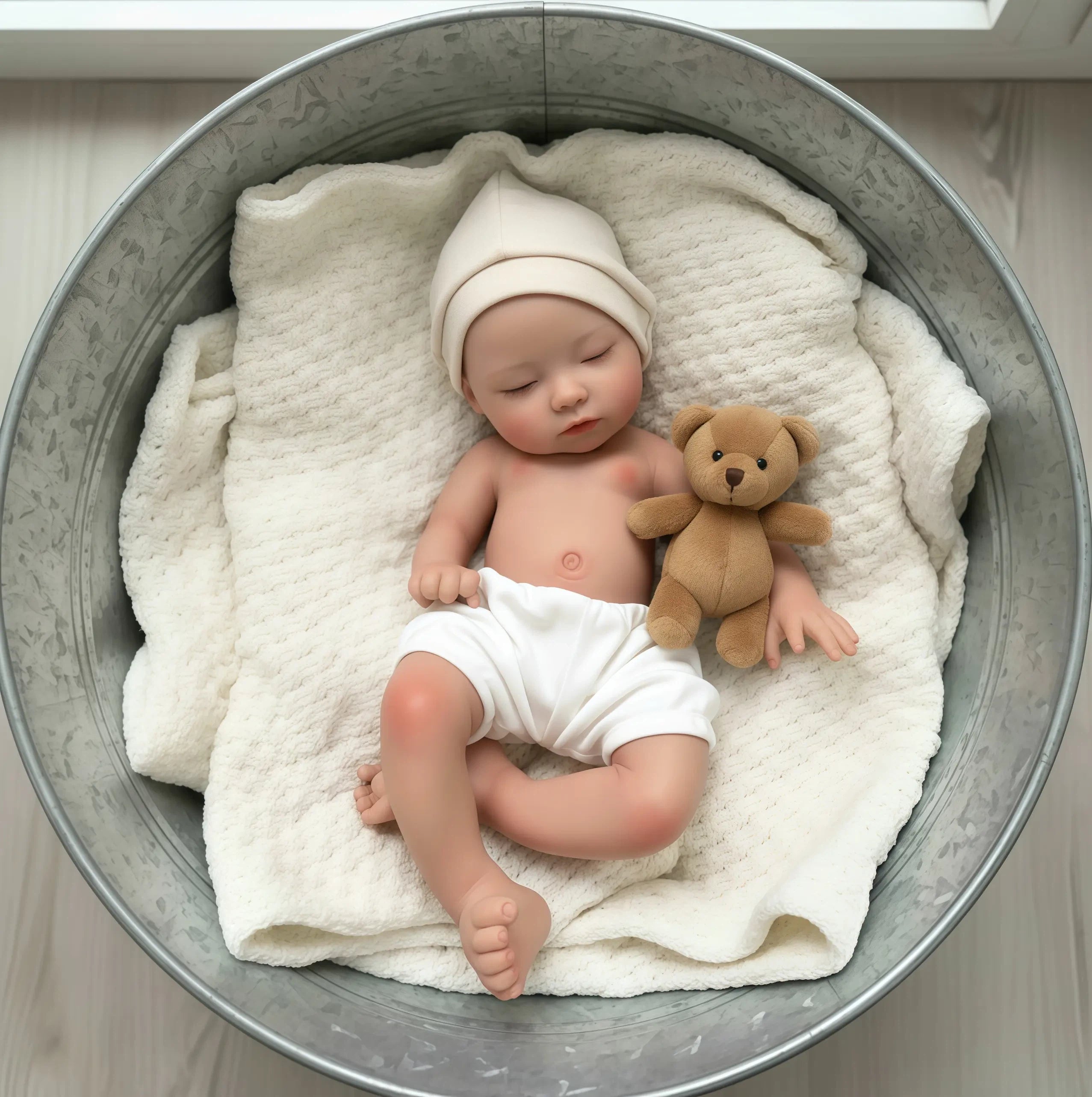 Realistic Drink and Wet Reborn Dolls Lily for Collectors 13 inches